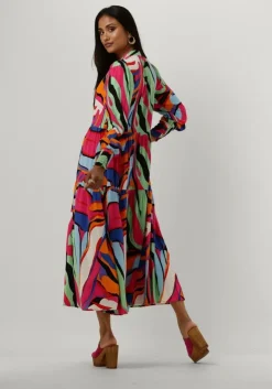 multi y.a.s. midi jurk yasalira ls long shirt dress s. noos