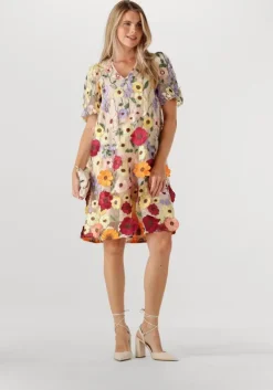 multi y.a.s. mini jurk yasflowering ss dress