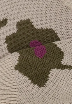 multi your wishes trui flower knit chunky sweater