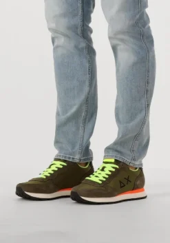 neon sun68 lage sneakers tom fluo