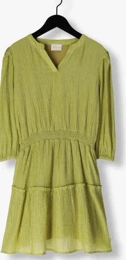 olijf ai&ko mini jurk arielle crinkle vis 529 g