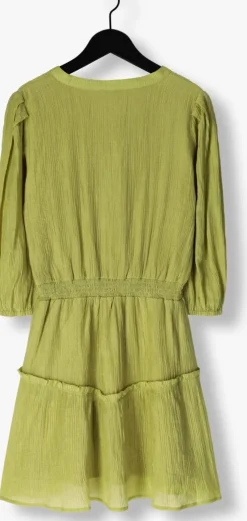 olijf ai&ko mini jurk arielle crinkle vis 529 g