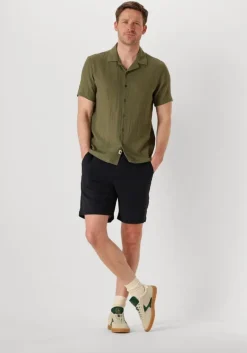 olijf anerkjendt casual overhemd akleon structure s/s shirt 3