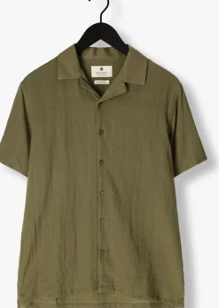 olijf anerkjendt casual overhemd akleon structure s/s shirt 3