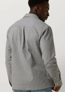 olijf anerkjendt casual overhemd akkurt l/s stripe shirt