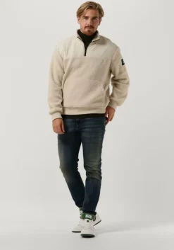 olijf calvin klein coltrui merino turtle neck