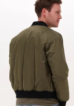 olijf calvin klein jack reversible bomber jacket