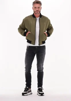 olijf calvin klein jack reversible bomber jacket