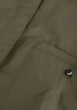 olijf calvin klein mini jurk soft touch shirt dress