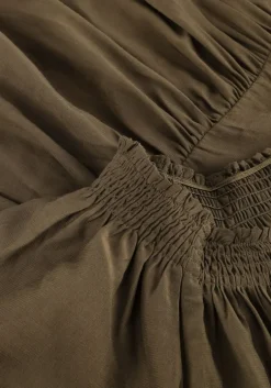 olijf co'couture mini jurk sunrise cropped dress