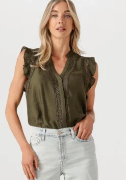 olijf co'couture top caryncc frill top