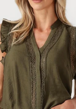 olijf co'couture top caryncc frill top