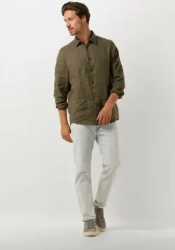 olijf drykorn casual overhemd ramis 126106