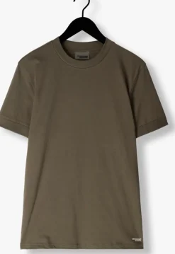 olijf drykorn t-shirt anton 520062