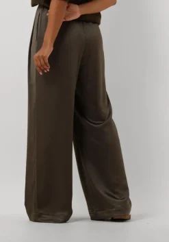 olijf knit-ted wijde broek deyne