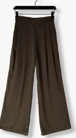 olijf knit-ted wijde broek deyne