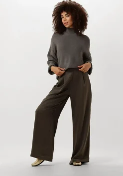 olijf knit-ted wijde broek deyne