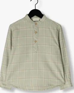 olijf lil' atelier casual overhemd nmmodo ls nreg shirt lil