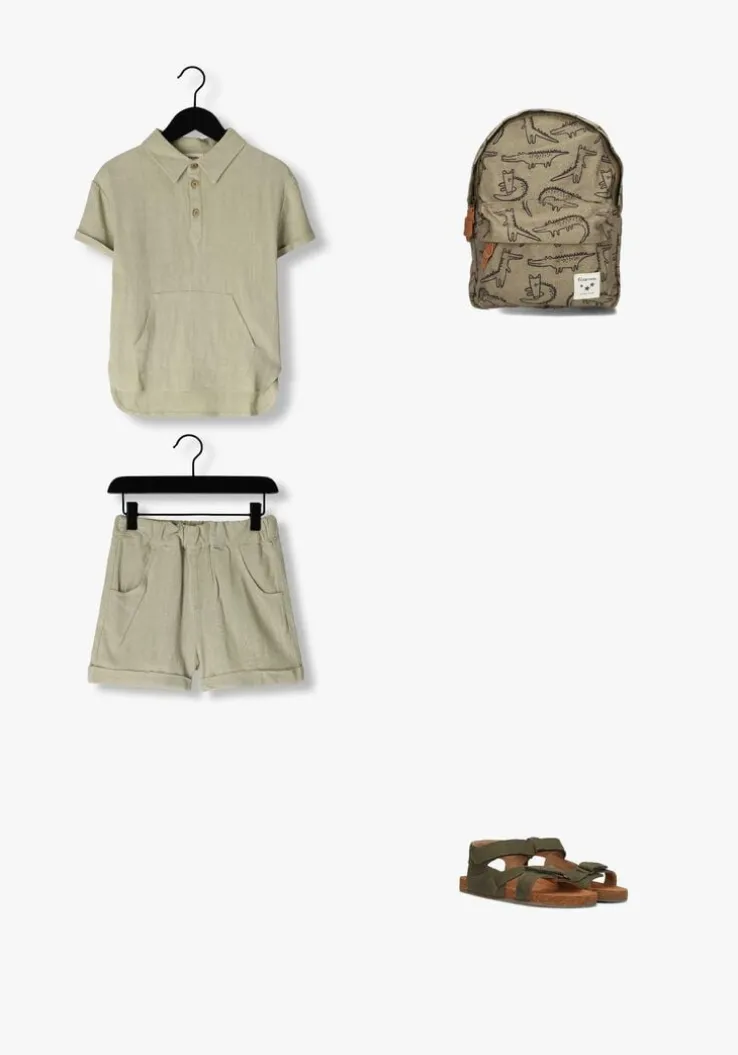 olijf lil' atelier korte broek nmmdolie fin loose shorts