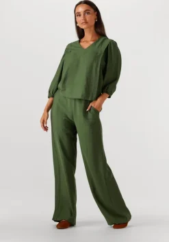 olijf minus wijde broek seria pants