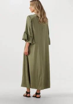 olijf nema maxi jurk n141