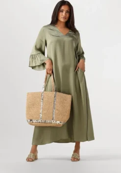 olijf nema maxi jurk n141