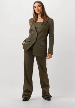 olijf nukus wijde broek britt pants lurex