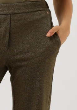 olijf nukus wijde broek britt pants lurex