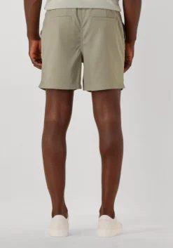 olijf plain korte broek turipl shorts
