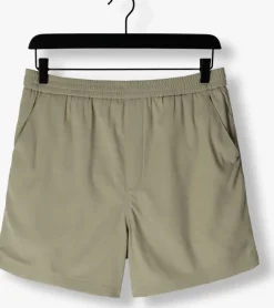 olijf plain korte broek turipl shorts
