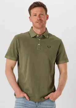 olijf pme legend polo pique garment dye