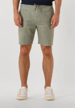 olijf scotch & soda korte broek fave cotton/linen twill bermuda