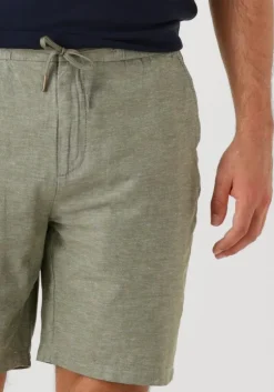 olijf scotch & soda korte broek fave cotton/linen twill bermuda