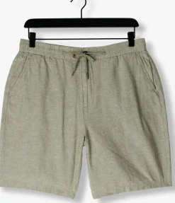 olijf scotch & soda korte broek fave cotton/linen twill bermuda