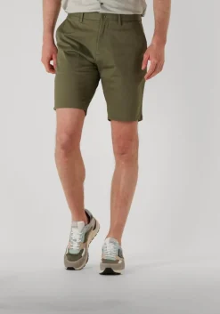 olijf tommy hilfiger korte broek harlem short 1985