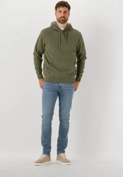 olijf tommy hilfiger sweater essential terry hoody