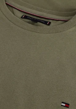 olijf tommy hilfiger t-shirt ess seasonal reg fit solid tee