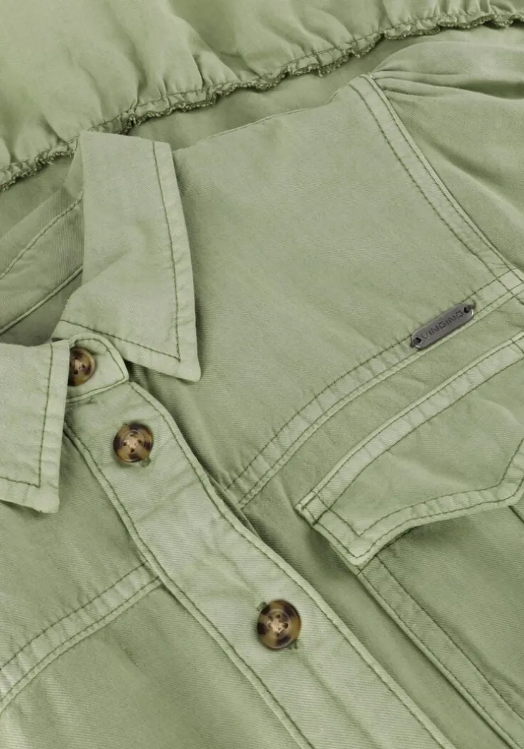 olijf vingino mini jurk perlou