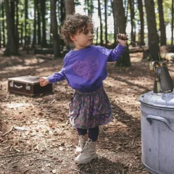 olijf your wishes minirok vivid flower pocket skirt