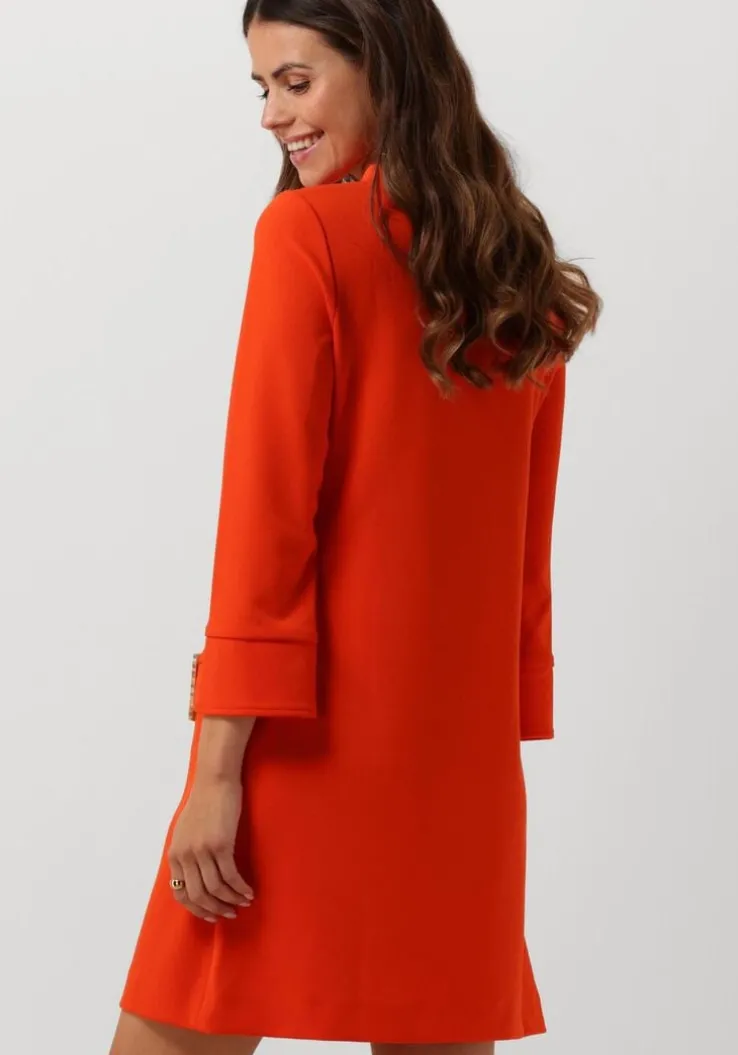 oranje ana alcazar mini jurk a dress leo clasp
