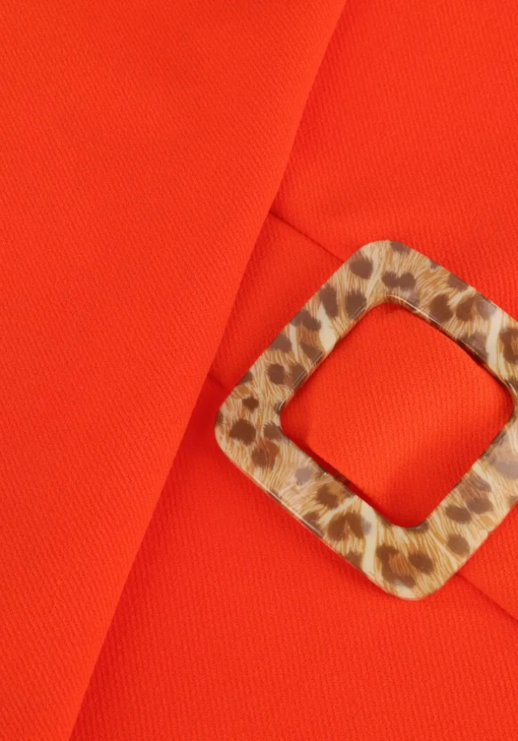 oranje ana alcazar mini jurk a dress leo clasp