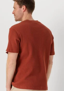 oranje anerkjendt t-shirt akkiki s/s waffle tee