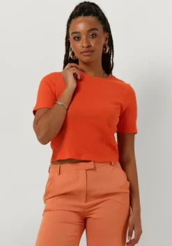 oranje another label top elyne t-shirt s/s