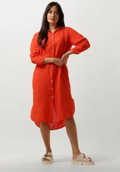 oranje bellamy midi jurk domi 1