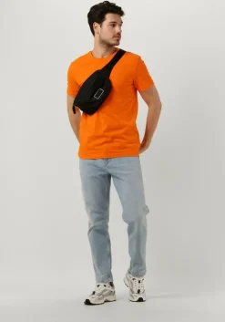 oranje calvin klein t-shirt micro monolgo tee