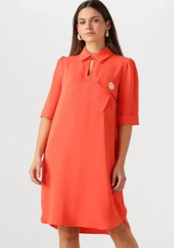oranje caroline biss mini jurk 1120