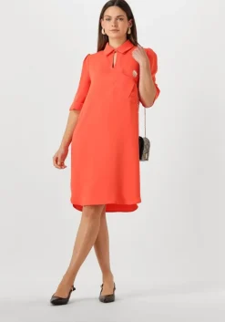 oranje caroline biss mini jurk 1120