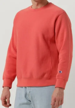 oranje champion sweater crewneck sweatshirt