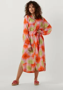 oranje circle of trust midi jurk zola dress