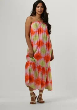 oranje circle of trust midi jurk jessy dress